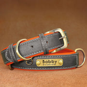 Personalized Leather Dog Collar