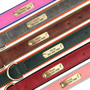 Personalized Leather Dog Collar