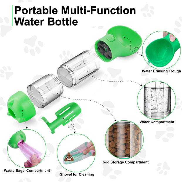 Portable Multi-Function Water Bottle