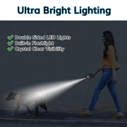 LED Retractable Dog Leash
