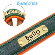 Personalized Leather Dog Collar