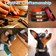 Personalized Leather Dog Collar